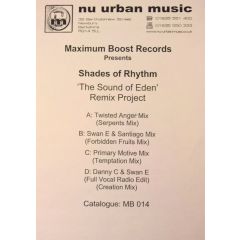 Shades Of Rhythm - Shades Of Rhythm - The Sound Of Eden 2004 - Maximum Boost Recordings