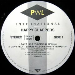Happy Clappers - Happy Clappers - Can't Help It - PWL