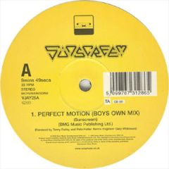 Sunscreem - Sunscreem - Perfect Motion (Boys Own Mix) - Sony Re-Press