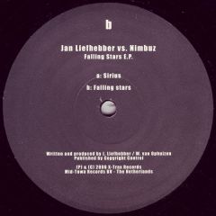 Jan Liefhebber Vs Nimbuz - Jan Liefhebber Vs Nimbuz - Falling Stars EP - X Trax