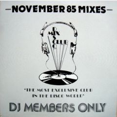 Various Artists - Various Artists - November 85 - The Mixes - DMC