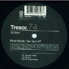 Blake Baxter - Blake Baxter - Sex Tech EP - Tresor