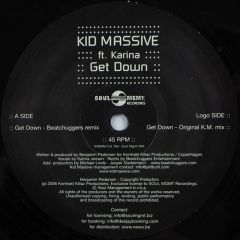 Kid Massive - Kid Massive - Get Down - Soul Management