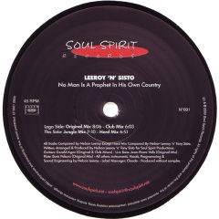 Leeroy 'N' Sisto - Leeroy 'N' Sisto - No Man Is A Prophet In His Own Country - Soul Spirit Records