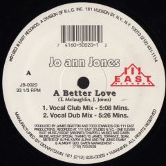 Jo Ann Jones - Jo Ann Jones - A Better Love - 111 East