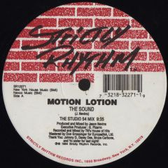 Motion Lotion - Motion Lotion - The Sound - Strictly Rhythm