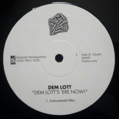 Dem Lott - Dem Lott - Dem Lotts 'Ere Now - Eastside Rec