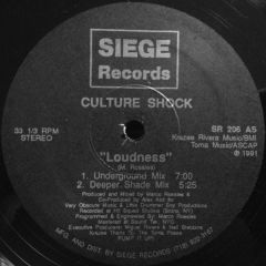 Culture Shock - Culture Shock - Loudness - Siege Records