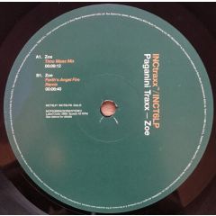 Paganini Traxx - Paganini Traxx - Zoe (Timo Maas Remix) - Inc Traxx