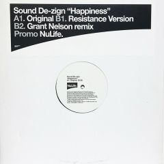 Sound De-Zign - Sound De-Zign - Happiness - Nulife