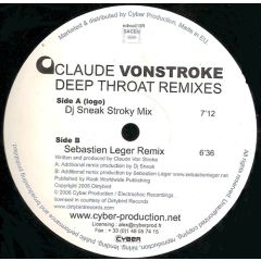 Claude VonStroke - Claude VonStroke - Deep Throat (Remixes) - Electrochoc Records