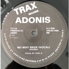 Adonis - Adonis - No Way Back - Trax Records
