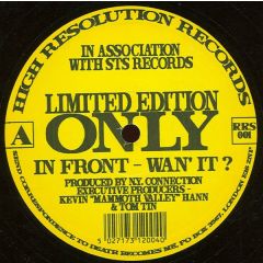 Ny Connection - In Front / Wan' It? - High Resolution