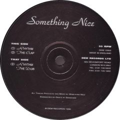 Something Nice - Something Nice - Rhythm - Deus Ex Machina Records