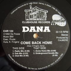 Dana - Dana - Come Back Home - Clubhouse