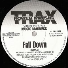 DJ Duke Presents Music Madness - DJ Duke Presents Music Madness - Fall Down - Power Music Trax