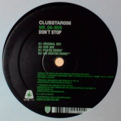 Mr Da-Nos - Mr Da-Nos - Don't Stop - Clubstar