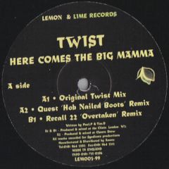 Twist - Twist - Here Comes The Big Mamma - Lemon & Lime Records
