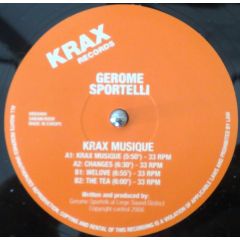 Gerome Sportelli - Gerome Sportelli - Krax Musique - Krax