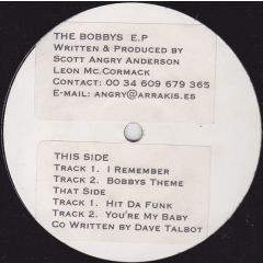 Scott Anderson & Leon McCormack - Scott Anderson & Leon McCormack - The Bobbys E.P - Not On Label (Scott & Leon)