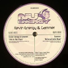 Kevin Energy & Gammer - Kevin Energy & Gammer - This Is The Place / Unforgettable Hope - Nu Energy