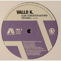 Vallo K - Vallo K - Club Sensation Anthem - Altitude 