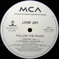 Livin Joy - Livin Joy - Follow The Rules - MCA