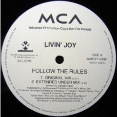 Livin' Joy - Follow The Rules (Exclusive Mixes From Visnadi & Satoshi Tomiie) - MCA