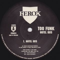 Too Funk - Too Funk - Hotel Ibis - Ferox