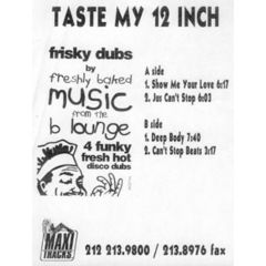 Freshly Baked Music From The B Lounge - Freshly Baked Music From The B Lounge - Frisky Dubs - Maxi Records