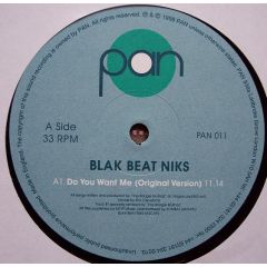 Blak Beat Niks - Blak Beat Niks - Do You Want Me - PAN