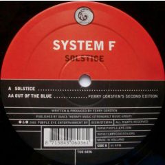 System F - System F - Solstice - Tsunami