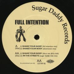 Full Intention - Full Intention - Shake Your Body - Stress Records, Sugar Daddy Records