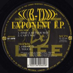 Sub-Time - Sub-Time - Exponent EP - Zest 4 Life