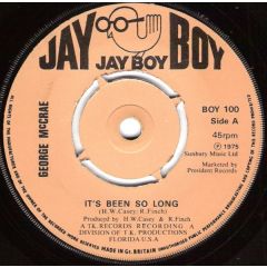 George Mcrae - George Mcrae - It's Been So Long - Jay Boy