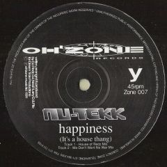 Nu Tekk - Nu Tekk - Happiness - Oh Zone