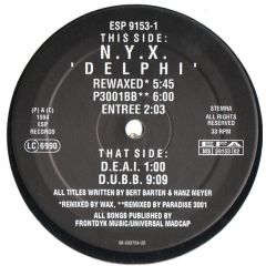 N.Y.X. - N.Y.X. - Delphi - ESP Records