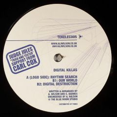 Digital Killaz - Digital Killaz - Rhythm Search EP - Tekelec