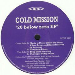 Cold Mission - Cold Mission - 20 Below Zero EP - Reinforced