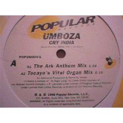 Umboza - Umboza - Cry India - Popular