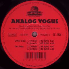 Analog Vogue - Analog Vogue - Swayex - Frankfurt Beat