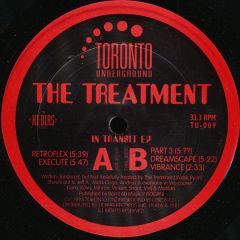 The Treatment - The Treatment - In-Transit EP - Toronto Underground