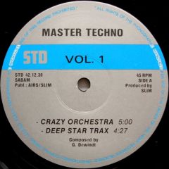 Master Techno - Master Techno - Volume 1 - Std Records