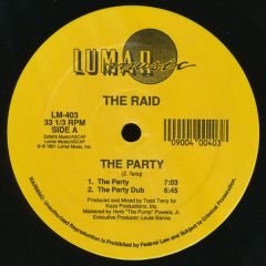 The Raid - The Raid - The Party / Jump Up In The Air - Lumar Music