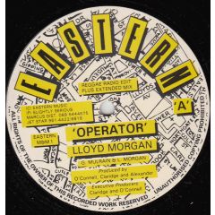 Lloyd Morgan - Lloyd Morgan - Operator - Eastern