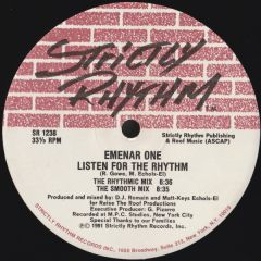 Emenar One - Emenar One - Listen For The Rhythm - Strictly Rhythm