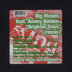 Big Moses Ft Kenny Bobien - Big Moses Ft Kenny Bobien - Brighter Days - King Street