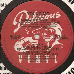 Young MC - Young MC - Know How / The Fastest Rhyme - Delicious Vinyl