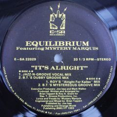 Equilibrium Feat Mystery Marquis - Equilibrium Feat Mystery Marquis - It's Alright - Esa Records