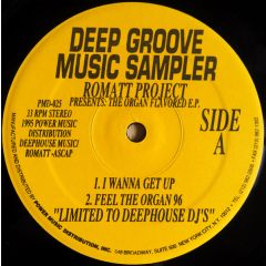 Romatt Project - Romatt Project - The Organ Flavored EP - Deep Groove